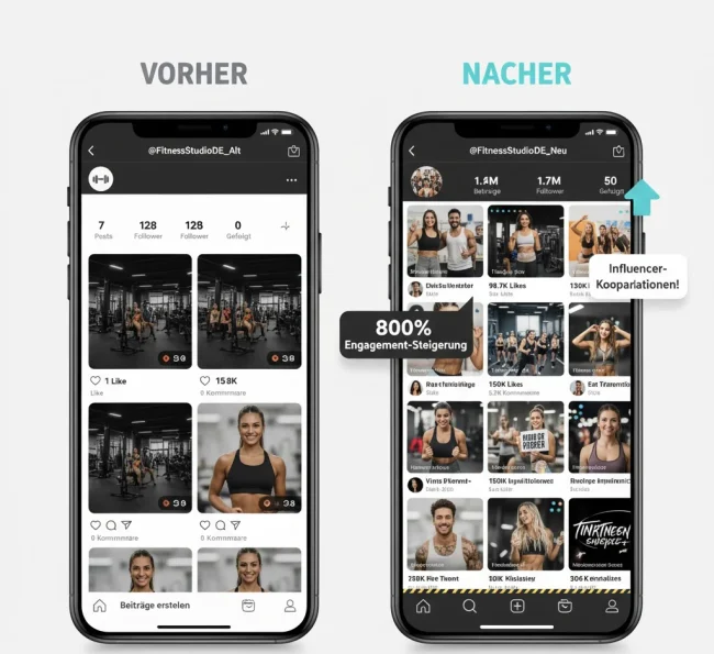 Fitnessstudio Mitglieder nehmen an Online-Challenge teil - Digitales Marketing für Fitnessstudios